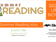 72 Creating Summer Reading Flyer Template Templates with Summer Reading Flyer Template