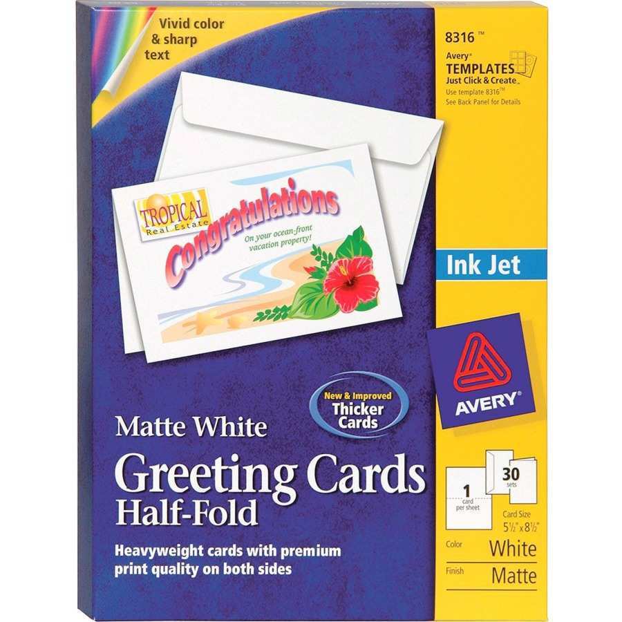 Birthday Card Template Avery Cards Design Templates
