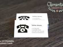 72 Creative Free Business Card Template To Print Now for Free Business Card Template To Print