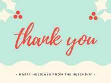 72 Customize Holiday Thank You Card Template Now by Holiday Thank You Card Template