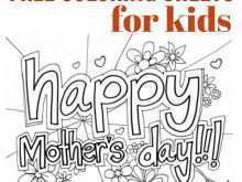 72 Customize Mother S Day Card Printables Coloring Now by Mother S Day Card Printables Coloring