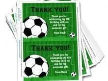 72 Customize Our Free Soccer Thank You Card Template Download by Soccer Thank You Card Template