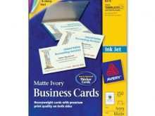 72 Format Avery Inkjet Business Card 8376 Template Download for Avery Inkjet Business Card 8376 Template