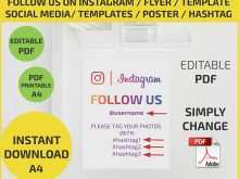 72 Format Follow Us On Social Media Flyer Template For Free for Follow Us On Social Media Flyer Template