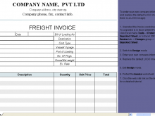 72 Format Invoice Template For Trucking Company in Word for Invoice Template For Trucking Company
