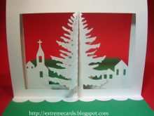 72 Format Template For 3D Christmas Card Templates by Template For 3D Christmas Card