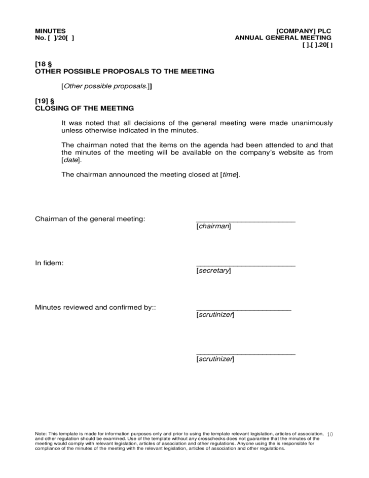 72 Format Union Meeting Agenda Template Download with Union Meeting ...