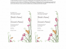72 Format Wedding Card Templates Ms Word Maker by Wedding Card Templates Ms Word