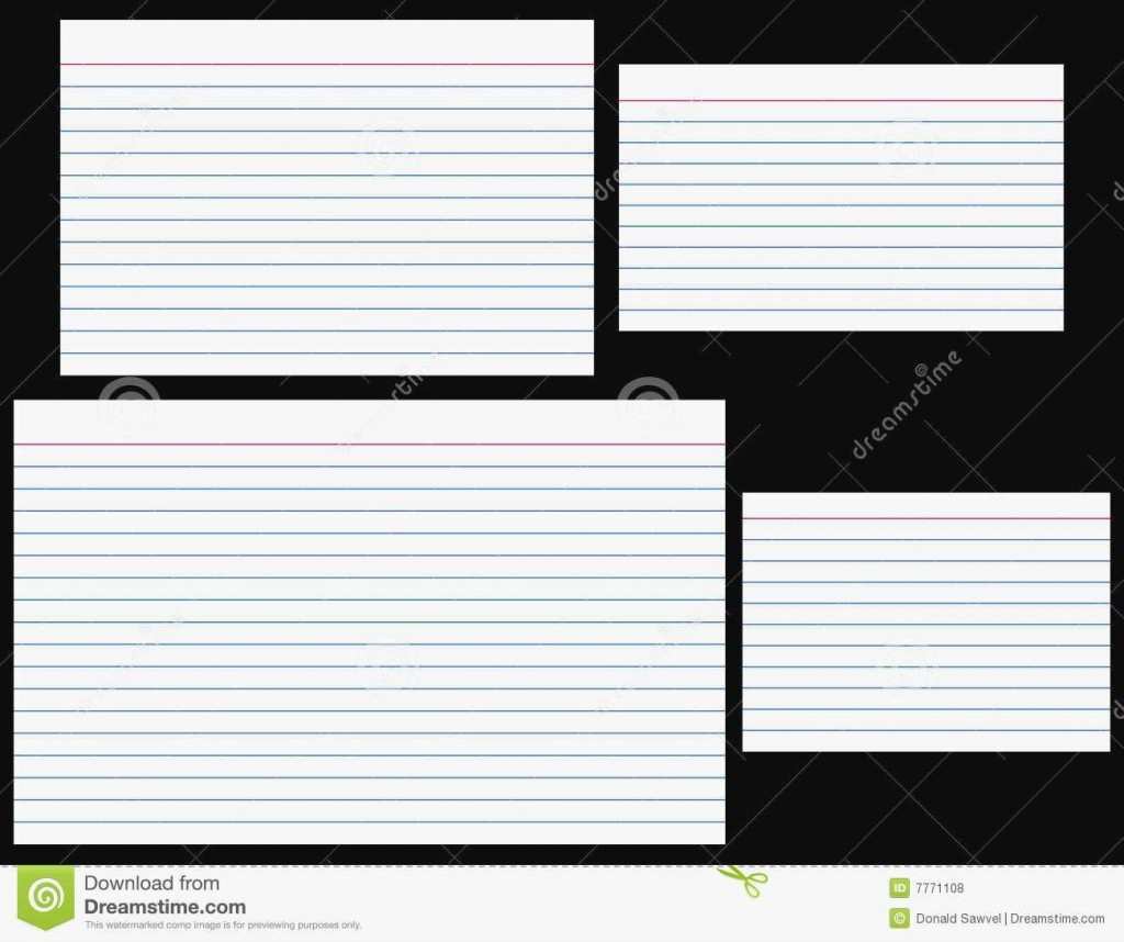 72 Free 5X8 Index Card Template Word With Stunning Design For 5X8 Index 