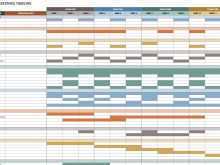 72 Free Conference Production Schedule Template Layouts with Conference Production Schedule Template
