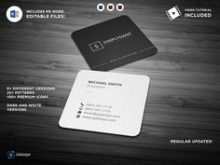 72 Free Square Business Card Design Template PSD File for Square Business Card Design Template