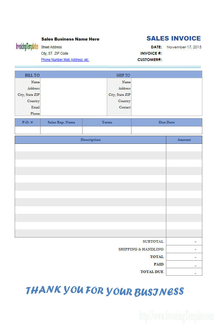 72 How To Create Business Tax Invoice Template in Photoshop by Business Tax Invoice Template