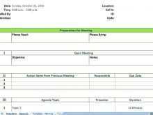 72 Online Meeting Agenda Template Excel in Word for Meeting Agenda Template Excel