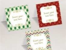 72 Online Tent Card Template Christmas Download by Tent Card Template Christmas