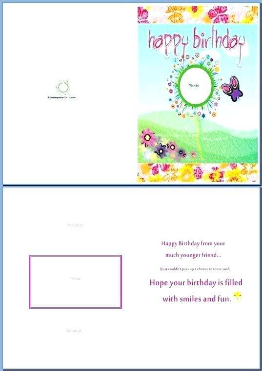 72 Printable Blank Birthday Card Template Microsoft Word Layouts for Blank Birthday Card Template Microsoft Word