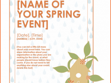 72 Printable Spring Event Flyer Template Maker by Spring Event Flyer Template