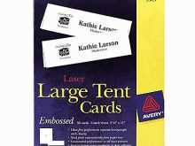72 Standard Tent Card Template Avery 5309 in Word for Tent Card Template Avery 5309