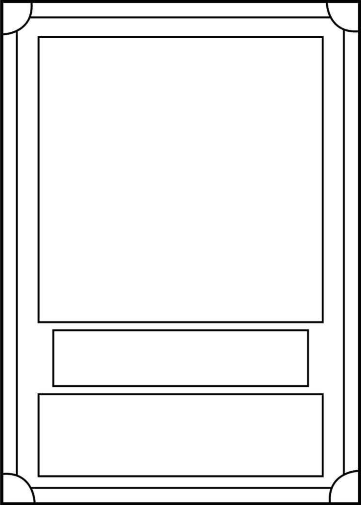 Printable Blank Trading Card Template Free