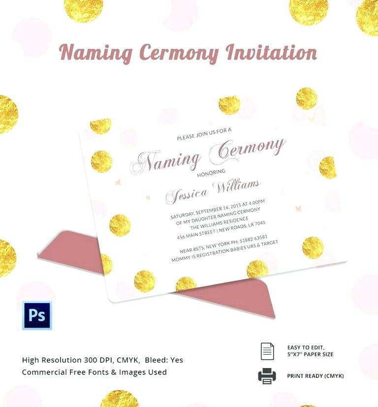 72 Visiting Invitation Card Format Naming Ceremony Templates with Invitation Card Format Naming Ceremony