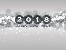 73 Adding 2018 New Year Card Template Free For Free with 2018 New Year Card Template Free
