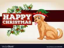 73 Adding Christmas Card Template Dog Templates by Christmas Card Template Dog