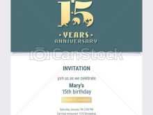 73 Best 15 Birthday Card Template PSD File by 15 Birthday Card Template