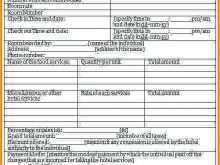 Hotel Room Invoice Template