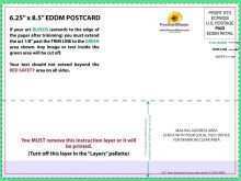 5X7 Postcard Template Publisher