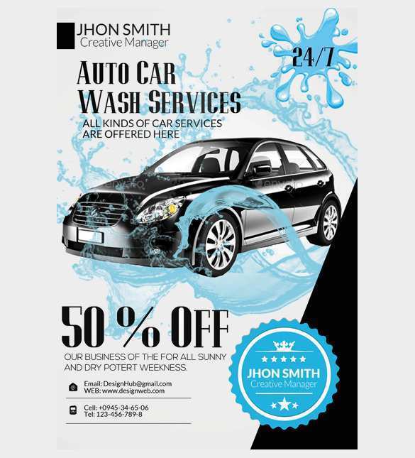 73 Blank Car Wash Flyers Templates Maker with Car Wash Flyers Templates