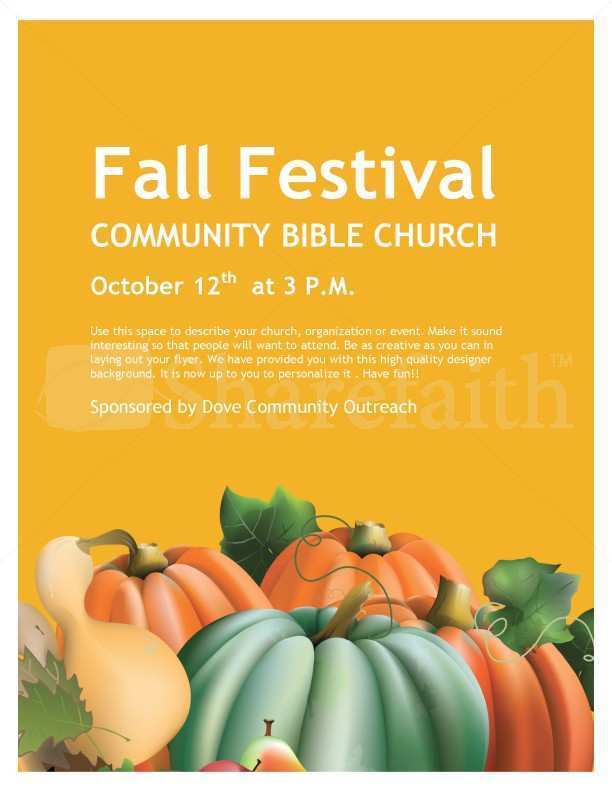 73 Blank Fall Festival Flyer Templates Free Formating for Fall Festival Flyer Templates Free