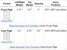 How To Make A Card Template On Word