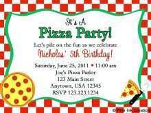 73 Blank Pizza Party Flyer Template Maker for Pizza Party Flyer Template