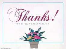 73 Blank Thank You Card Template For Teachers With Stunning Design with Thank You Card Template For Teachers
