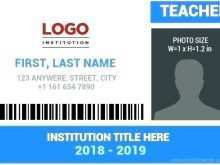 73 Create Teacher Id Card Template Free Formating by Teacher Id Card Template Free
