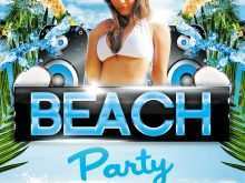 73 Creating Beach Party Flyer Template Formating with Beach Party Flyer Template