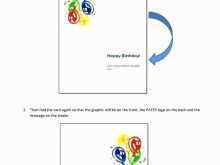 73 Creating Birthday Card Template Word Quarter Fold With Stunning Design with Birthday Card Template Word Quarter Fold