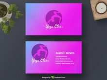 73 Creating Free Yoga Business Card Templates for Ms Word with Free Yoga Business Card Templates