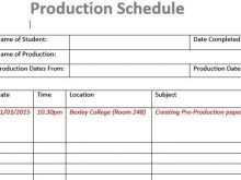 73 Creating Media Production Schedule Template Layouts by Media Production Schedule Template