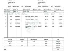 Tax Invoice Format Thailand