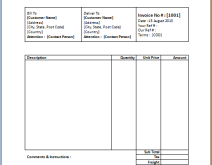 73 Creating Tax Invoice Template Word in Word by Tax Invoice Template Word
