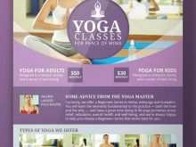 73 Creating Yoga Flyer Design Templates in Word by Yoga Flyer Design Templates