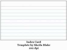73 Customize Our Free 3 X 5 Index Card Template Word For Free by 3 X 5 Index Card Template Word