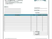 73 Customize Our Free Construction Job Invoice Template Templates with Construction Job Invoice Template