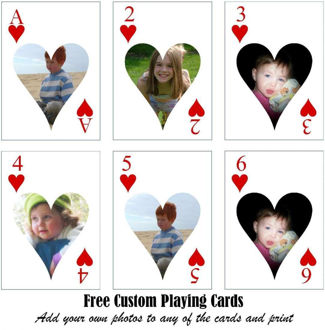 24 Customize Our Free Large Playing Card Template Printable Now For Free Printable Playing Cards Template