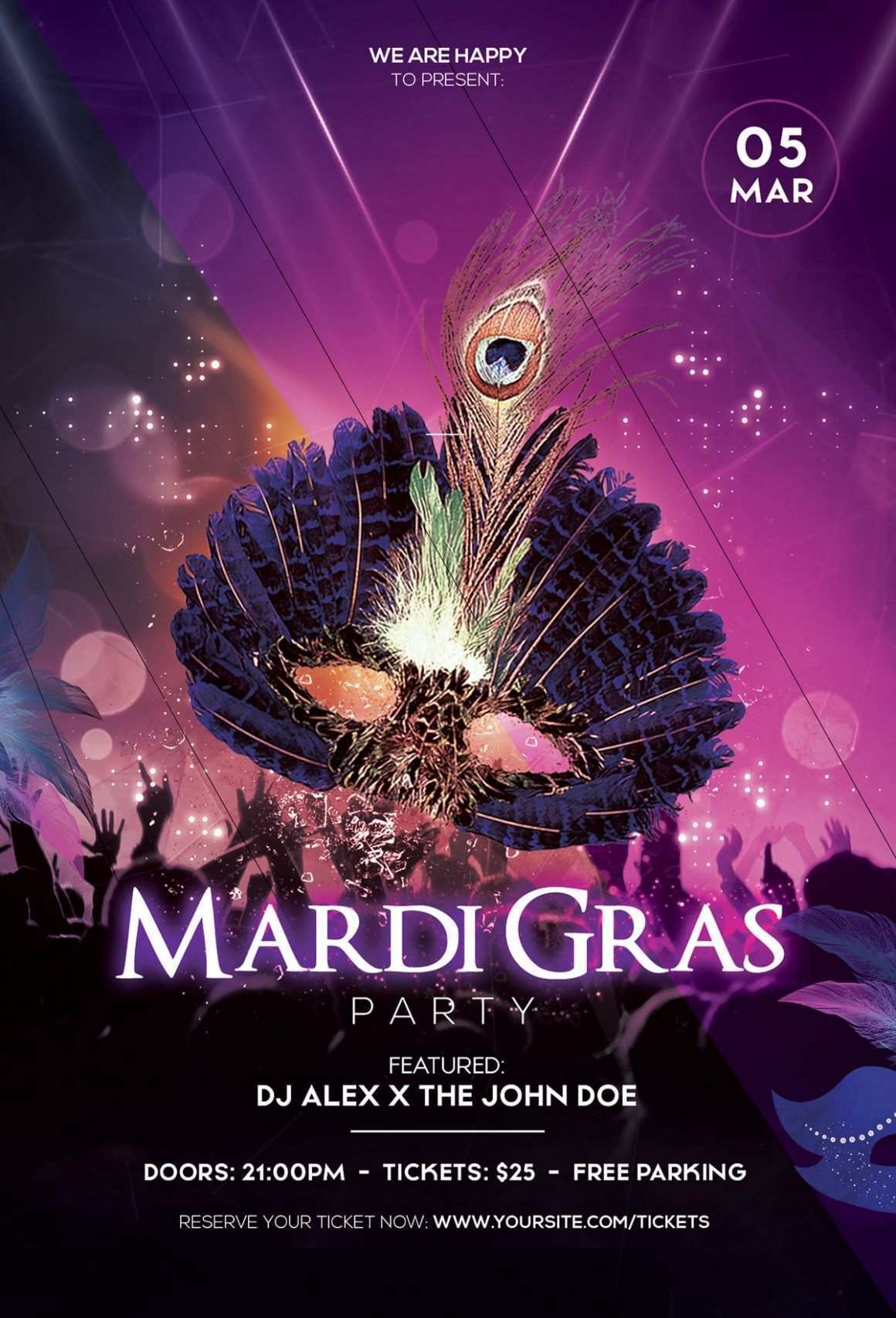 73 Customize Our Free Mardi Gras Flyer Template Free Download Download with Mardi Gras Flyer Template Free Download