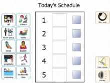 73 Customize Our Free Visual Schedule Template Pdf Templates by Visual Schedule Template Pdf