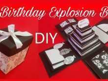 73 Format Exploding Birthday Card Template for Ms Word for Exploding Birthday Card Template