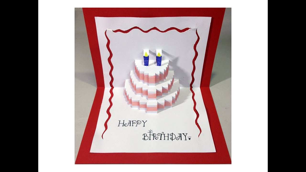 73 Format Pop Up Card Templates Birthday Cake Download with Pop Up Card Templates Birthday Cake