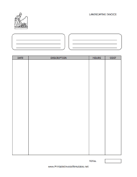 73 Format Sample Landscape Invoice Templates For Free with Sample Landscape Invoice Templates