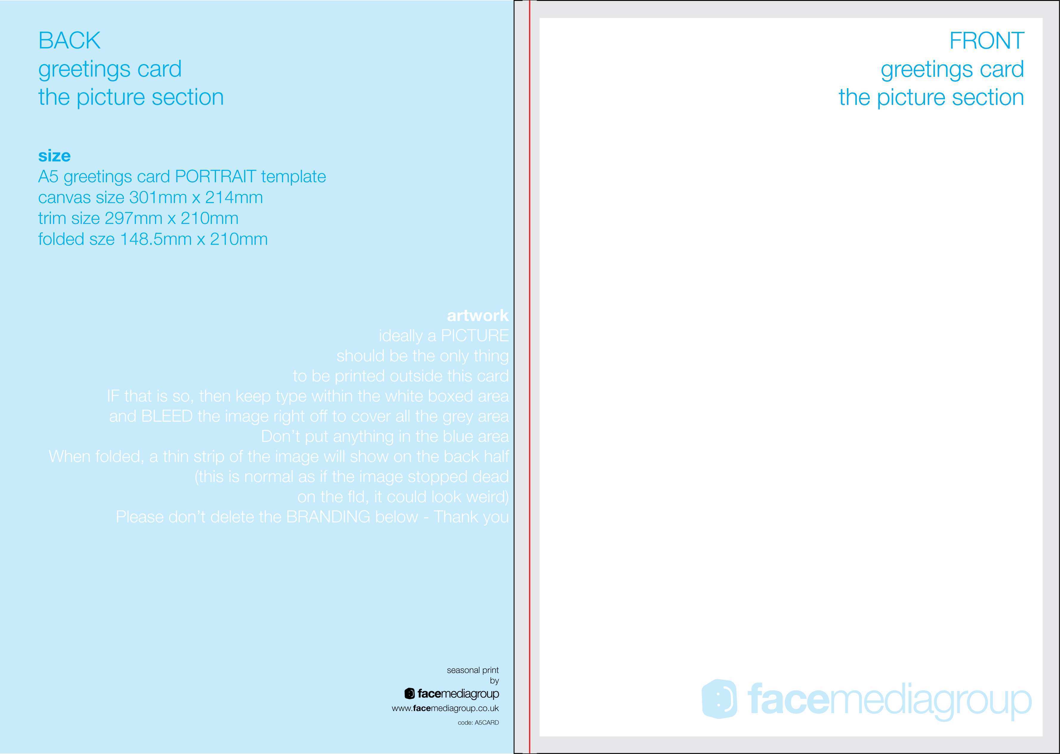 73 Free 5X7 Folded Card Template Free Download with 5X7 Folded Card Template Free